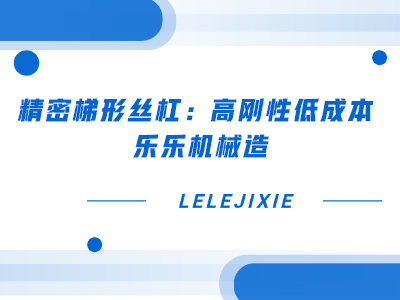 精密梯形丝杠：高刚性低成本，，，，，，，ca88官方唯一机械造